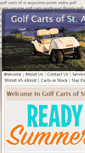 Mobile Screenshot of golfcartsofstaugustine.com